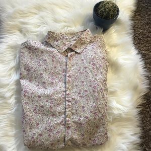 Bar III Slim Fit Floral Dress Shirt